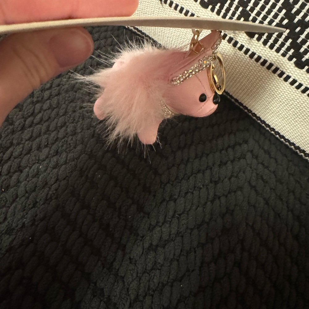 Natasha Culture Frenchie Pink Bag charm NWT - Picture 4 of 7